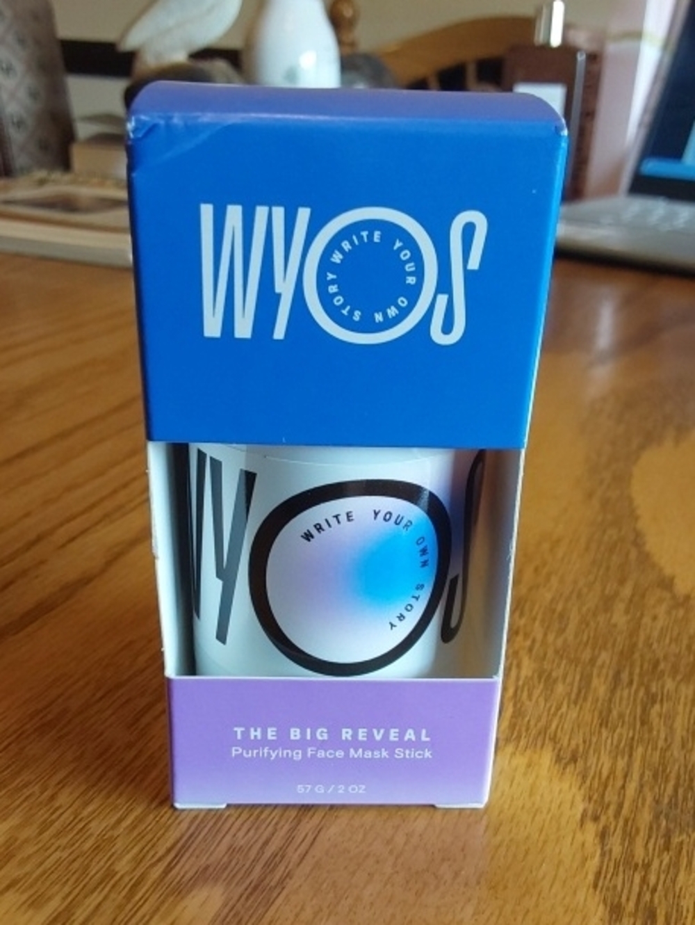 Wyos The Big Reveal Purifying Face Mask Stick - Blue & Purple